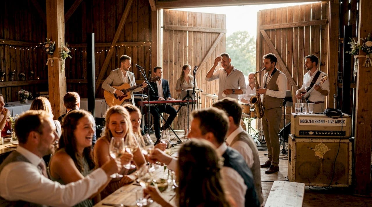 Live Entertainment Hochzeit: Musik und Emotion pur