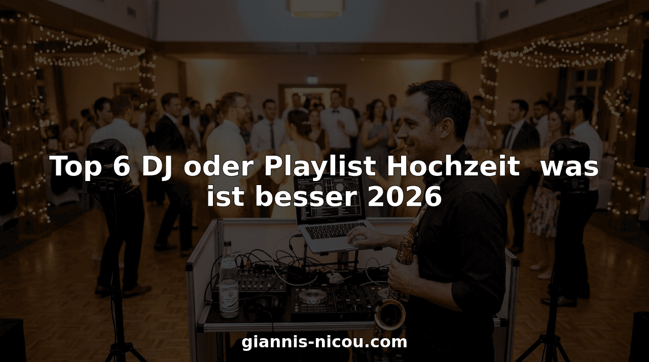Top 6 DJ oder Playlist Hochzeit was ist besser 2026