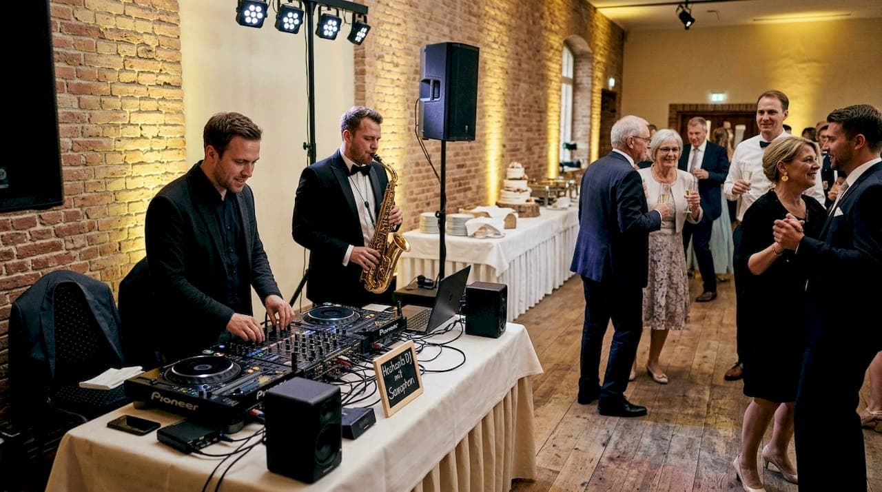 Die besten Musikideen für Hochzeitsgäste: DJ & Saxophon